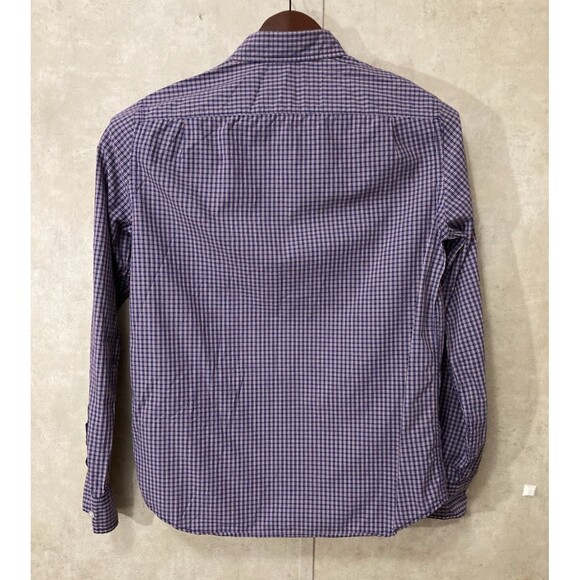 RYE by Hawker Men’s M Tall Blue Red Plaid Button Down Shirt Long Sleeve - Picture 3 of 10